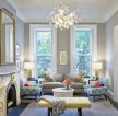 古典现代风格室内客厅装饰效果图