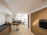 150平米房屋开放式厨房吧台设计装修效果图