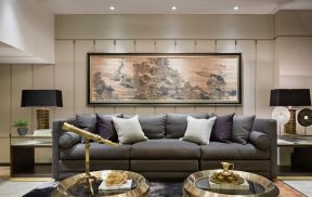2020最新别墅设计图 客厅沙发背景墙设计效果图