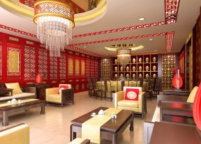中式饭馆室内装饰效果图