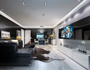 电视墙简约风格 室内装饰设计效果图