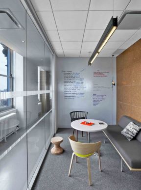 现代办公屏风 小型办公室装修设计效果图