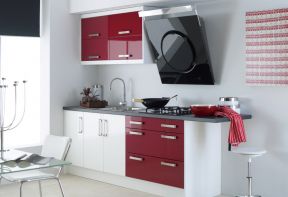 小厨房装修效果图大全2020图片 厨房柜子颜色