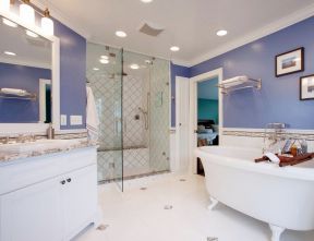 4平米的卫生间白色浴缸效果图
