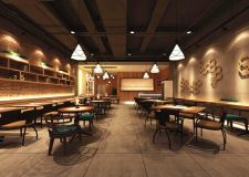 廣州面館裝修設(shè)計(jì) 讓面館也能高格調(diào)