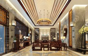 新中式风格装饰元素 客厅实木家具