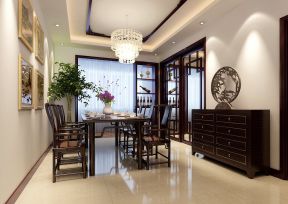 簡(jiǎn)中式客廳 餐廳裝飾裝修效果圖片