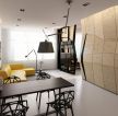 30平单身公寓简单家具摆放效果图 