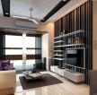 30平单身公寓客厅电视墙设计效果图 