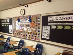 教室文化墙布置图片 幼儿园装修设计图片