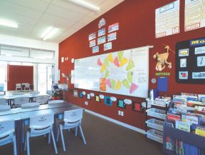 教室文化墙布置图片 幼儿园装修设计图片