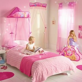 儿童房装修 粉色卧室装修效果图