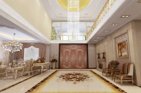 家装客厅地面瓷砖装修设计效果图欣赏