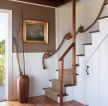 农村小别墅室内楼梯设计装修效果图片2023