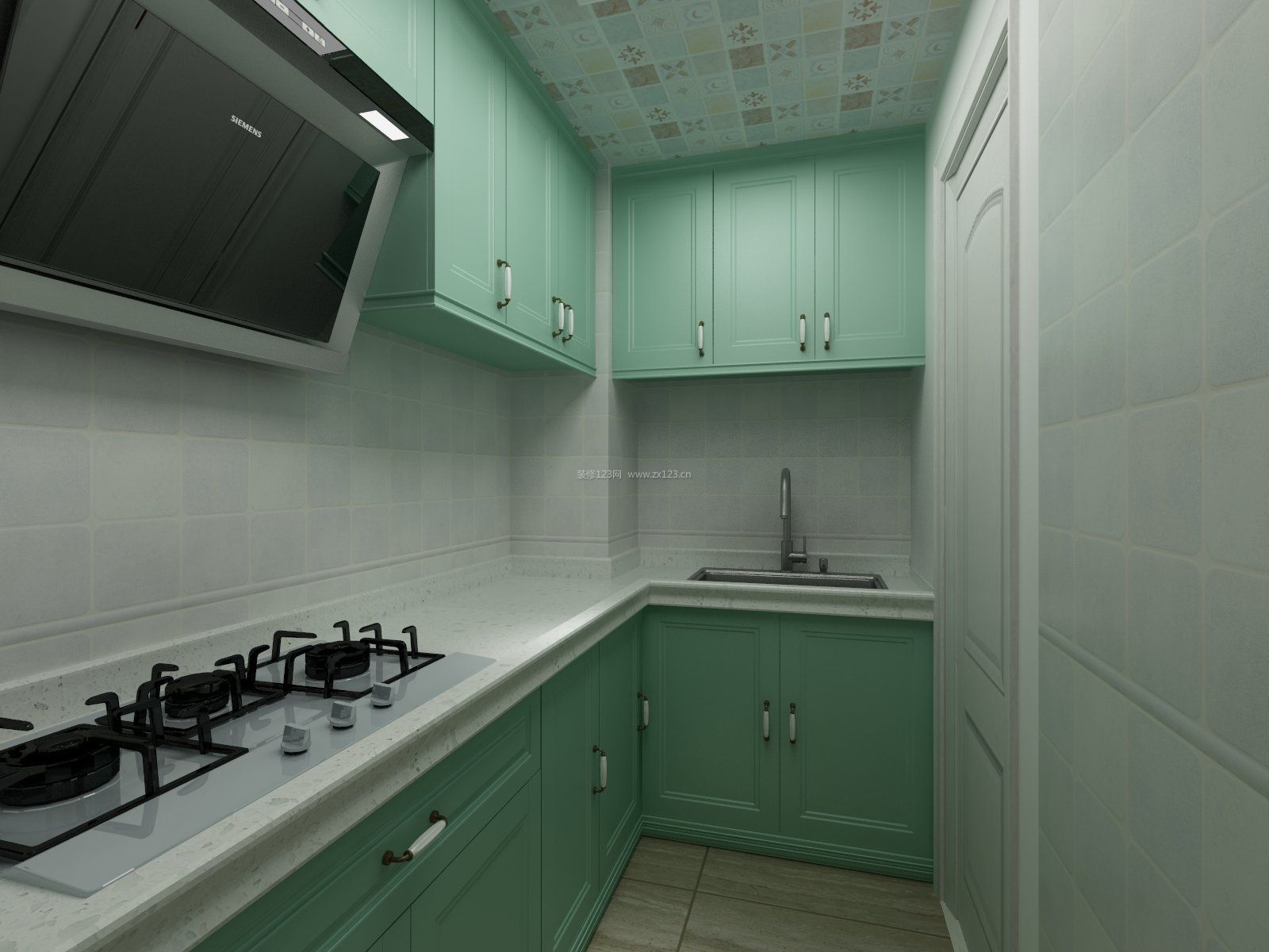 小户型厨房装修效果图大全2020图片 厨房整体橱柜颜色