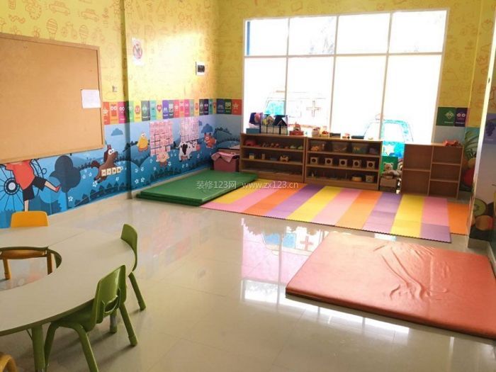 幼兒園室內(nèi)設(shè)計手繪主題墻飾效果圖片