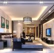 新中式风格装饰元素客厅装修实景图大全 