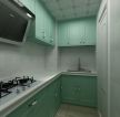 小户型厨房整体橱柜颜色装修效果图大全2023图片