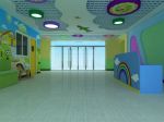 幼兒園門廳主題墻飾裝修效果圖片 
