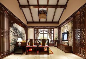 客廳裝修實(shí)景圖大全 現(xiàn)代新中式風(fēng)格裝修效果圖