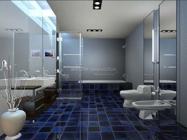 卫浴空间瓷砖搭配