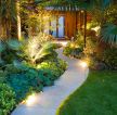 别墅花园灯光设计实景效果图 