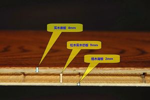 多层实木复合地板三层实木地板