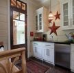 美式乡村小户型厨房门设计图
