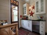 美式乡村小户型厨房门设计图