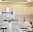 现代简欧厨房白色整体橱柜装修效果图2023