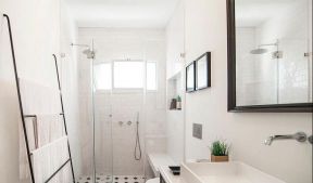 小卫生间瓷砖效果图 米白色瓷砖