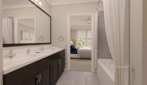 小卫生间瓷砖效果图 卧室卫生间装修效果图图片