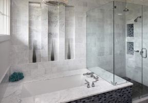 小卫生间瓷砖效果图 卫生间浴缸