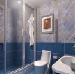 浴室蓝色瓷砖装修效果图