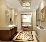 浴室地面瓷砖装修效果图 