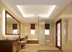 浴室瓷砖装修效果图 高档别墅设计效果图