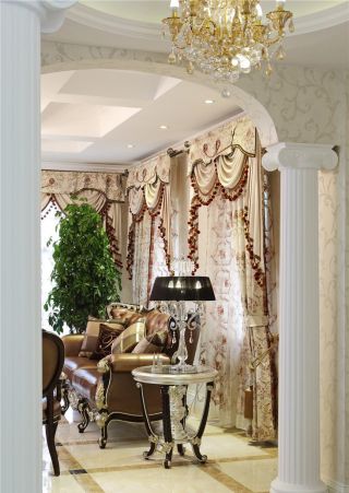 家庭室内欧式罗马柱装修效果图片2023