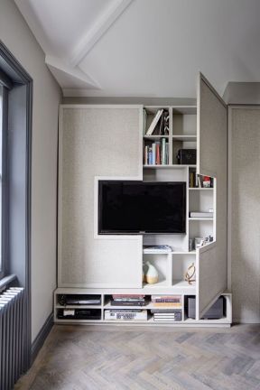 家装客厅装修效果图 创意电视墙造型效果图