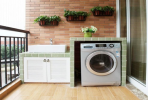 陽臺上可以放洗衣機嗎？