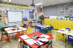 国外小学教室室内布置效果图片2023