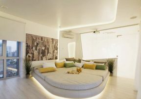 地台床装修效果图 单身卧室设计
