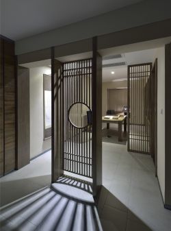 新中式风格美容院设计图片_装修123效果图