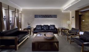 新中式客厅木箱茶几装修效果图片欣赏