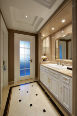 新古典风格卫生间浴室柜装修效果图片