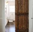 卫生间浴室实木门装修效果图