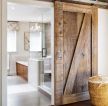 浴室实木门装修效果图图片