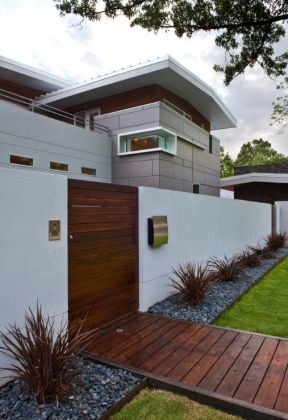 房屋外墙瓷砖效果图 现代简约小户型设计