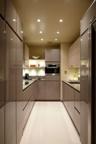 厨房银灰色橱柜设计图片大全