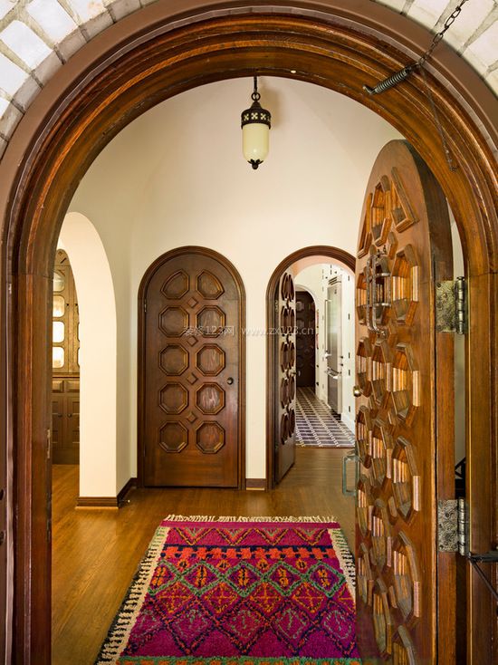 最新欧式房屋室内拱形门设计效果图片大全