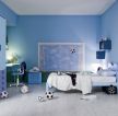 儿童卧室彩色墙面漆壁纸装修效果图